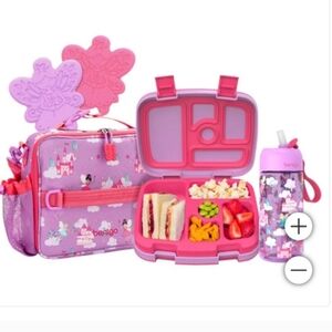 Bentgo® Kids Prints Pack Lunch Bundle Set NEW GIFT, fairy
